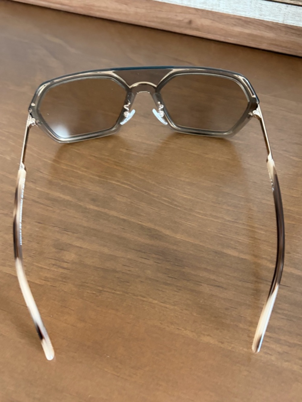 NEW MCM Worldwide Beige Geometric Sunglasses MW0018-H - Picture 6 of 7